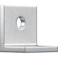 Ekena Millwork Economy Barn Door Flat Track Stop, Silver Metallic GB6008SSM